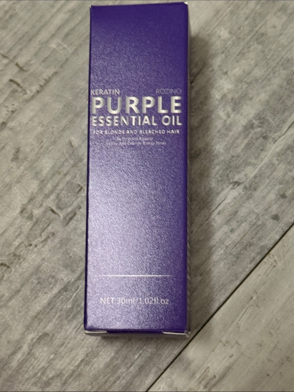 Purple Essential Oil Keratin Treatment for Blonde & Bleached Hair - Purple